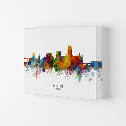 Durham England Skyline Art Print by Michael Tompsett Canvas