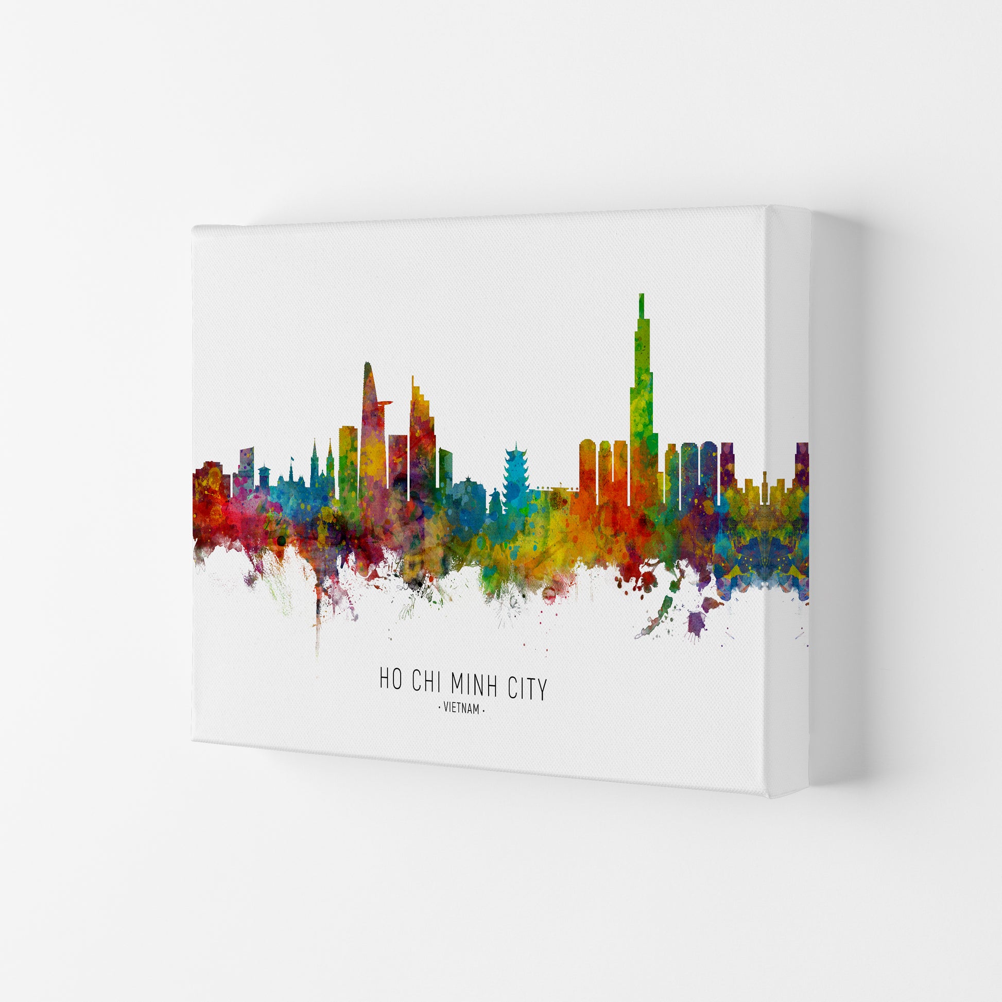 Ho Chi Minh City Vietnam Skyline Print by Michael Tompsett Canvas