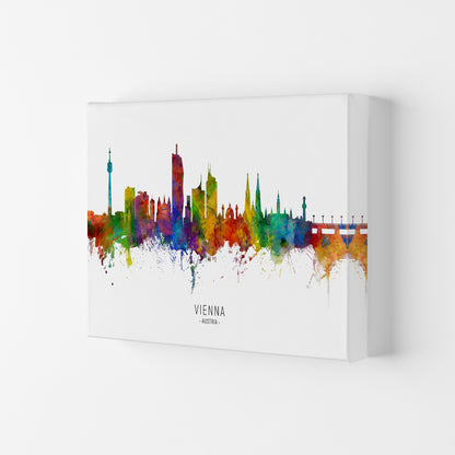Vienna Austria Skyline Art Print by Michael Tompsett Canvas