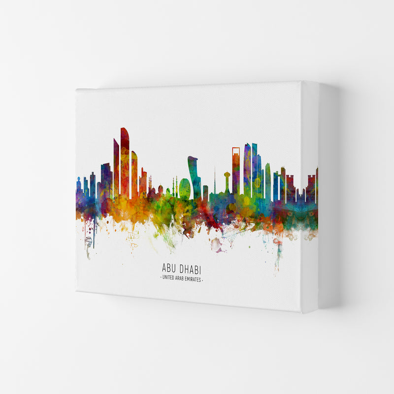 Abu Dhabi United Arab Emirates Skyline  by Michael Tompsett Canvas
