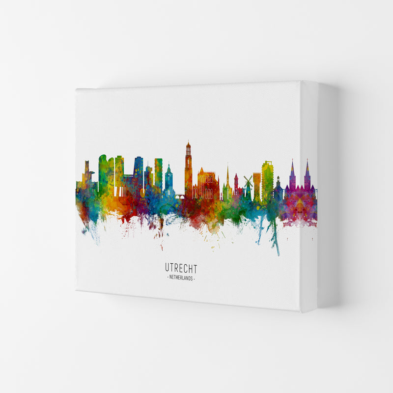 Utrecht Netherlands Skyline Art Print by Michael Tompsett Canvas