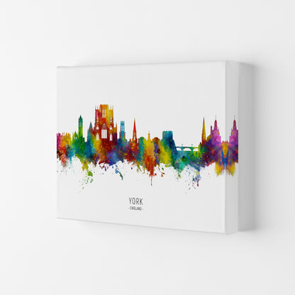 York England Skyline Art Print by Michael Tompsett Canvas