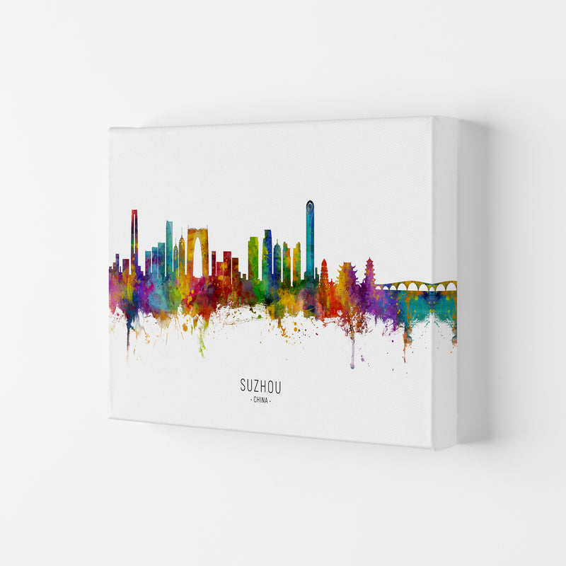 Suzhou China Skyline Art Print by Michael Tompsett Canvas