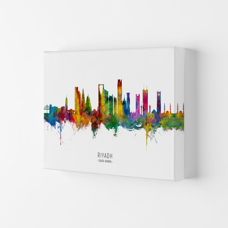 Riyadh Saudi Arabia Skyline Art Print by Michael Tompsett Canvas