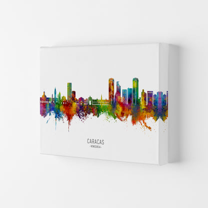 Caracas Venezuela Skyline  Art Print by Michael Tompsett Canvas