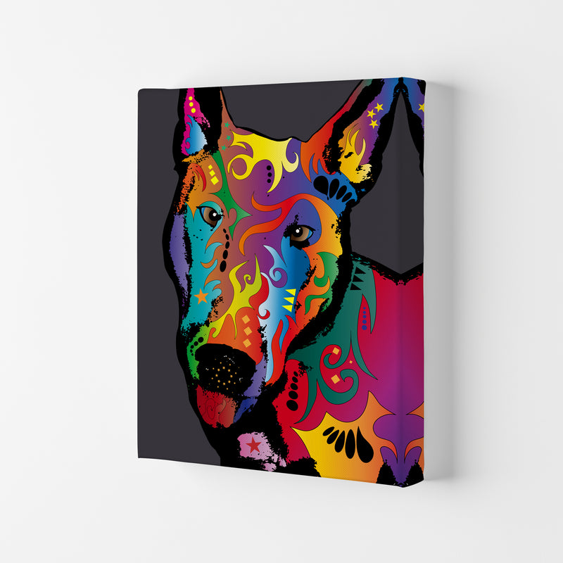 English Bull Terrier Dog Art Print by Michael Tompsett Canvas