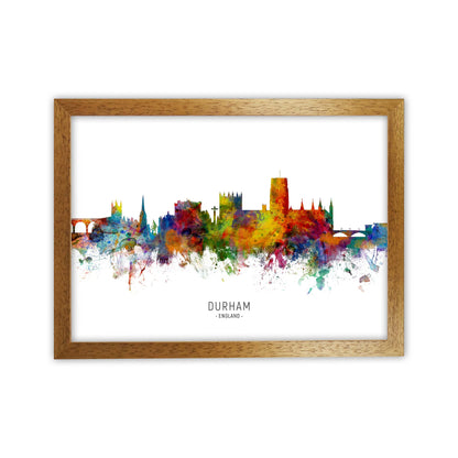 Durham England Skyline Art Print by Michael Tompsett Oak Grain
