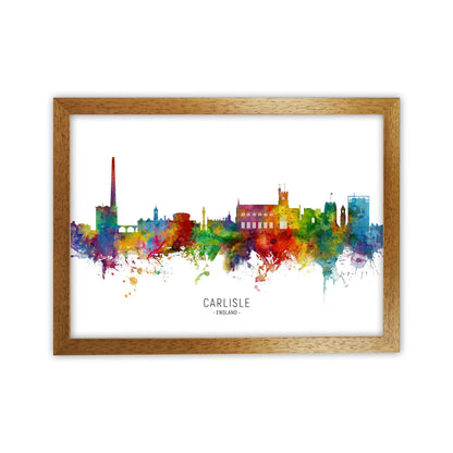 Carlisle England Skyline Art Print by Michael Tompsett Oak Grain