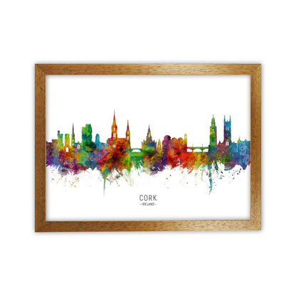 Cork Ireland Skyline Art Print by Michael Tompsett Oak Grain