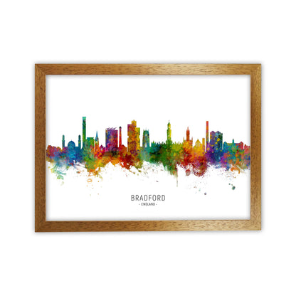 Bradford England Skyline Art Print by Michael Tompsett Oak Grain