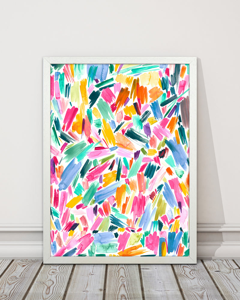 Artist Simple Pleasure Abstract Art Print by Ninola Design