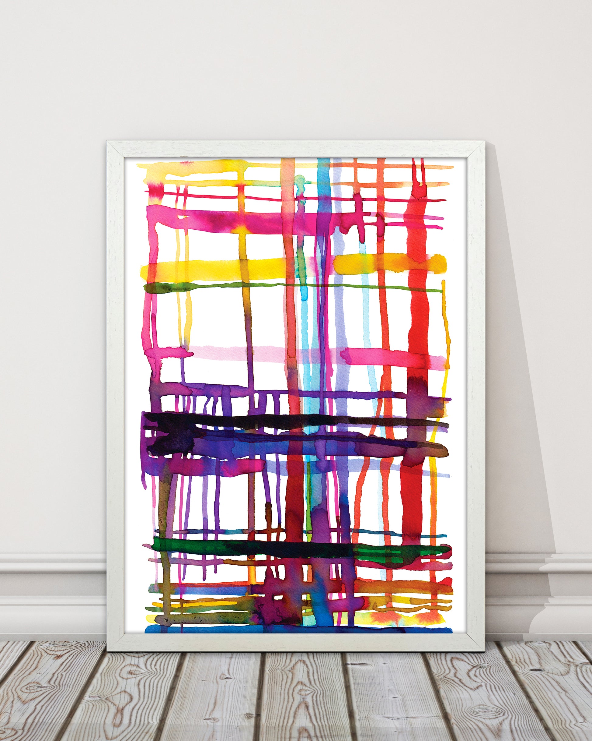 Loom Telar Abstract Art Print by Ninola Design