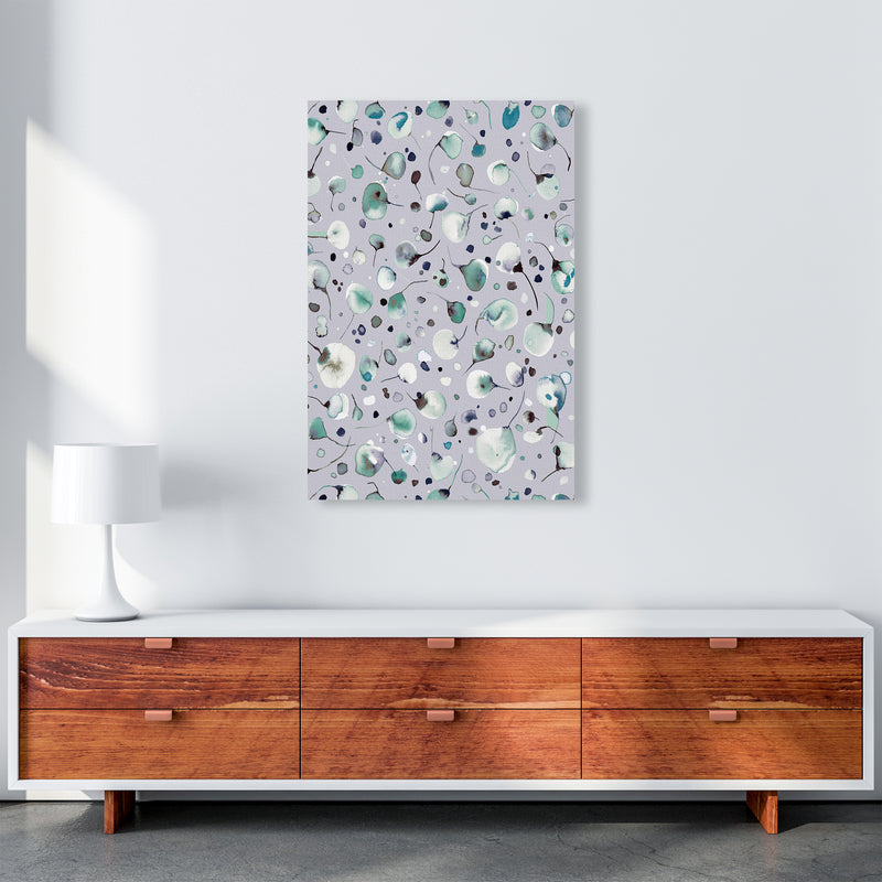 Flying Seeds Ice Winter Abstract Art Print by Ninola Design A1 Canvas