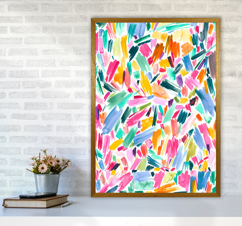 Artist Simple Pleasure Abstract Art Print by Ninola Design A1 Print Only
