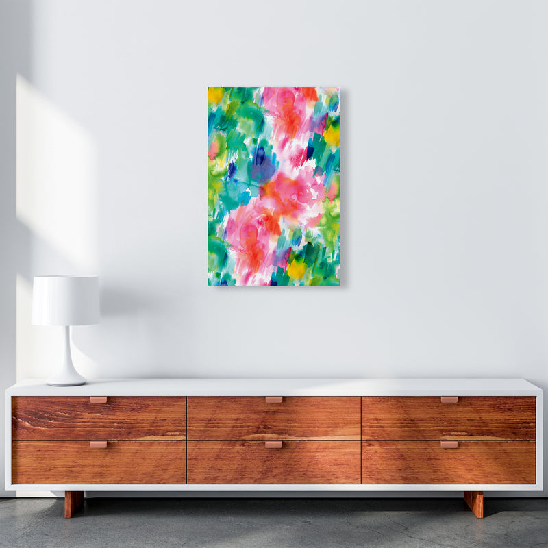 Painterly Waterolor Texture Abstract Art Print by Ninola Design A2 Canvas
