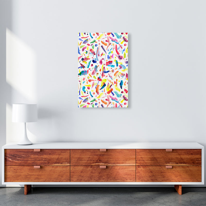 Colorful Summer Flavours Abstract Art Print by Ninola Design A2 Canvas