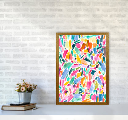 Artist Simple Pleasure Abstract Art Print by Ninola Design A2 Print Only