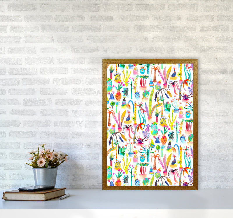 Lush Garden Abstract Art Print by Ninola Design A2 Print Only