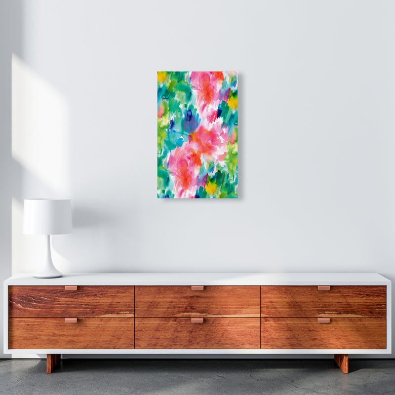 Painterly Waterolor Texture Abstract Art Print by Ninola Design A3 Canvas