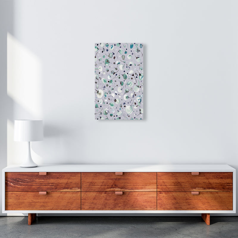 Flying Seeds Ice Winter Abstract Art Print by Ninola Design A3 Canvas