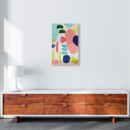 Organic Bold Shapes Abstract Art Print by Ninola Design A3 Canvas