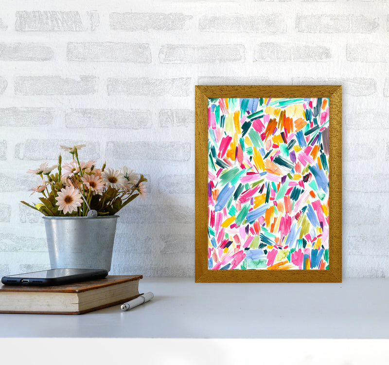 Artist Simple Pleasure Abstract Art Print by Ninola Design A4 Print Only