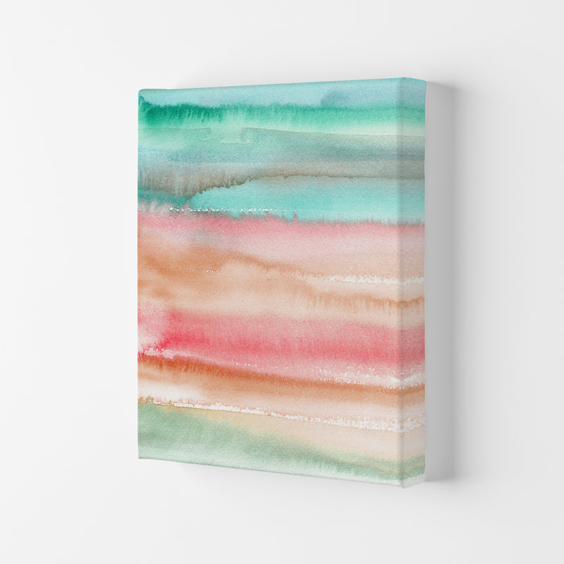 Gradient Watercolor Melon Abstract Art Print by Ninola Design Canvas