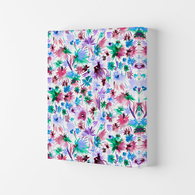 Abstract Jungle Colors Abstract Art Print by Ninola Design Canvas