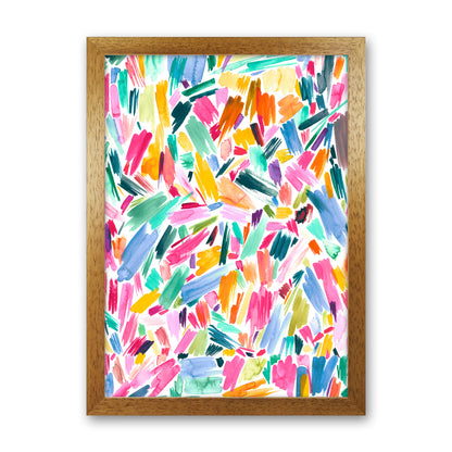 Artist Simple Pleasure Abstract Art Print by Ninola Design Oak Grain