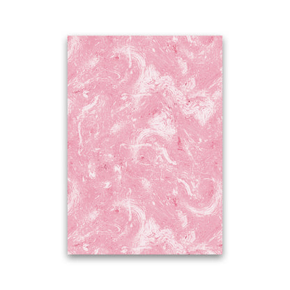 Abstract Dripping Painting Pink Abstract Art Print by Ninola Design Print Only