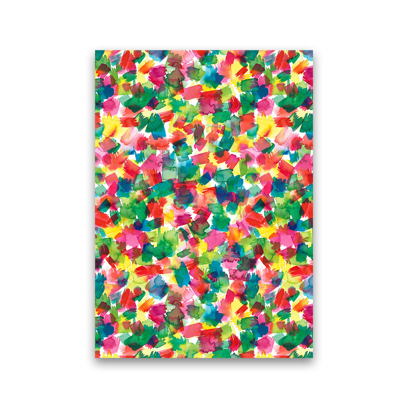 Spring Colors Multicolored Abstract Art Print by Ninola Design Print Only