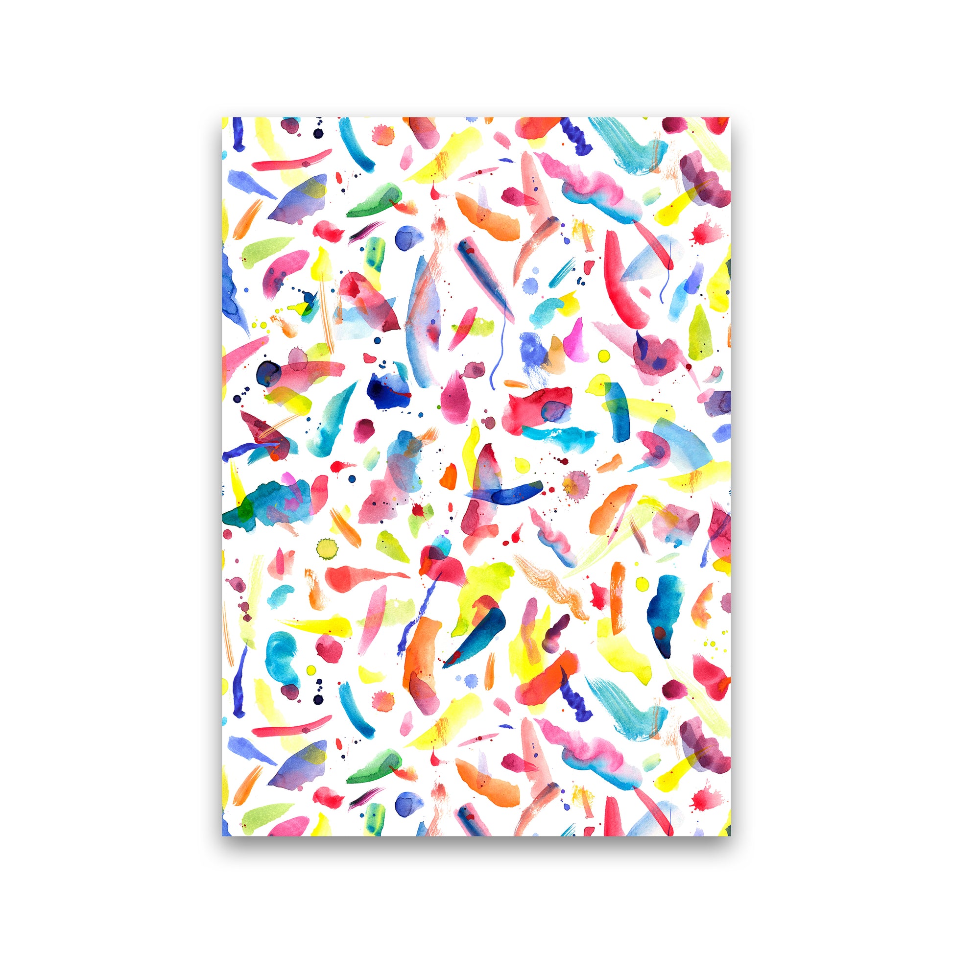 Colorful Summer Flavours Abstract Art Print by Ninola Design Print Only