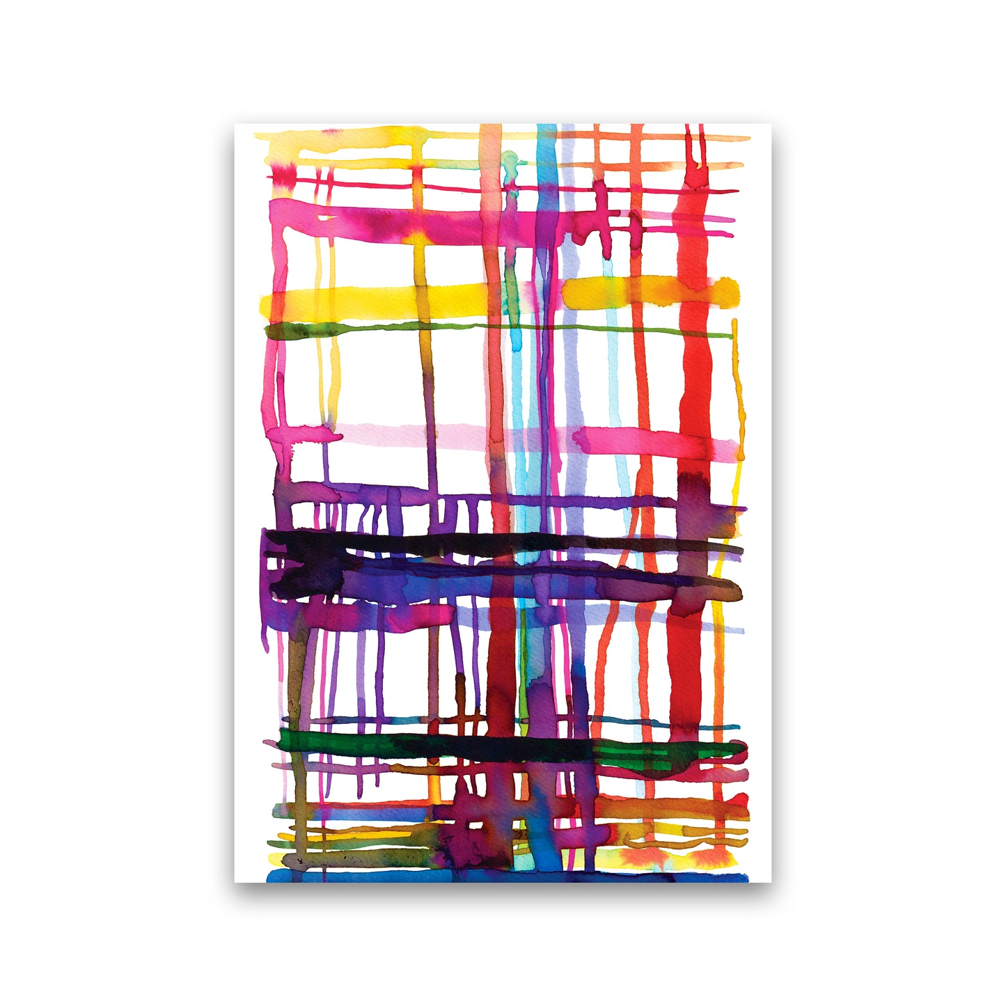 Loom Telar Abstract Art Print by Ninola Design Print Only