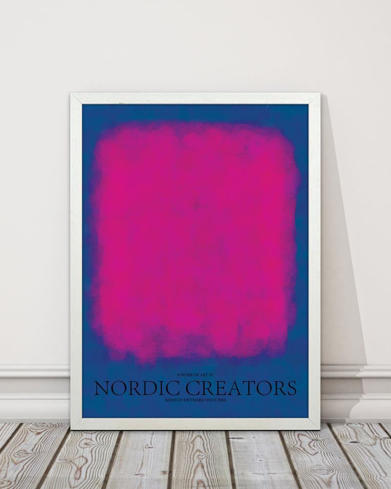 Color Block Abstract Art Print by Nordic Creators