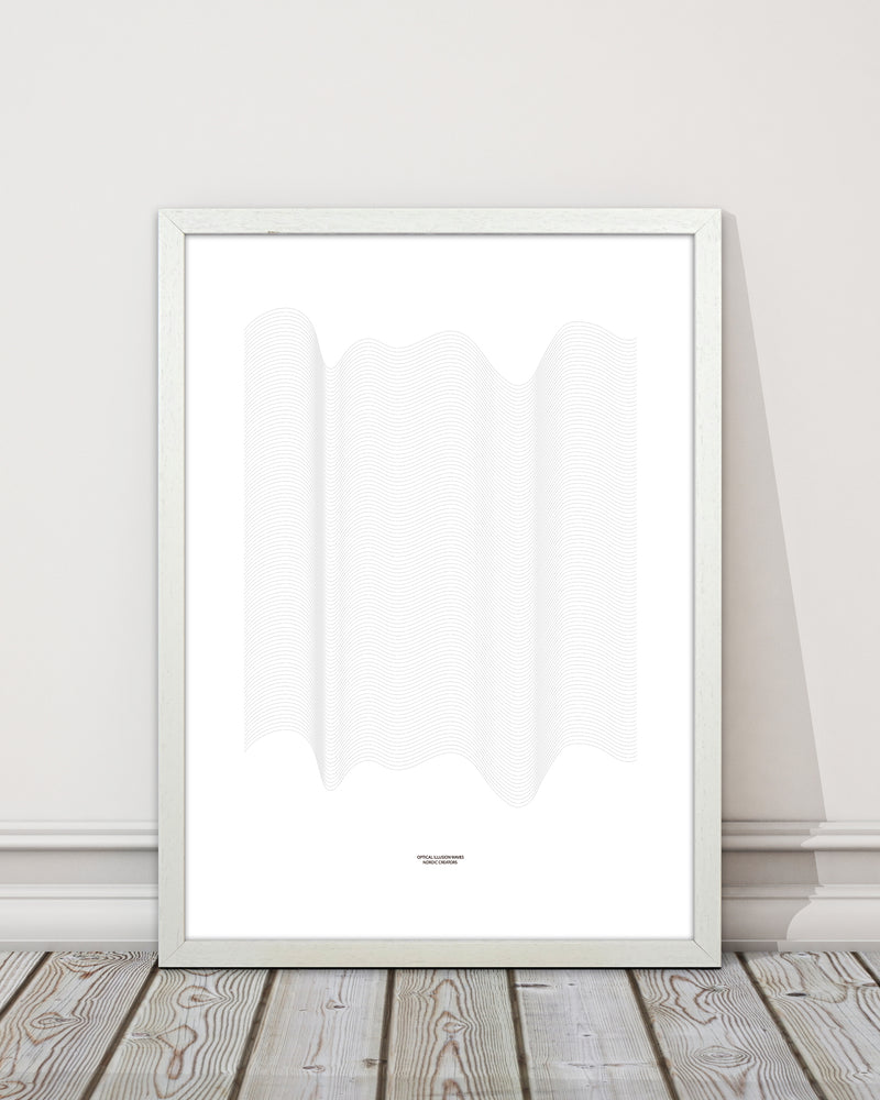 PJ-836-7 Waves Abstract Art Print by Nordic Creators