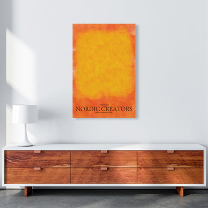 Color Block Abstract Art Print by Nordic Creators A1 Canvas