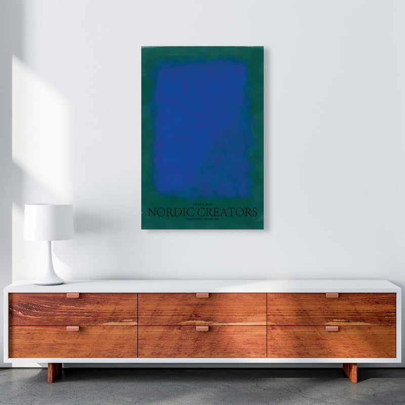 Color Block 2 Abstract Art Print by Nordic Creators A1 Canvas