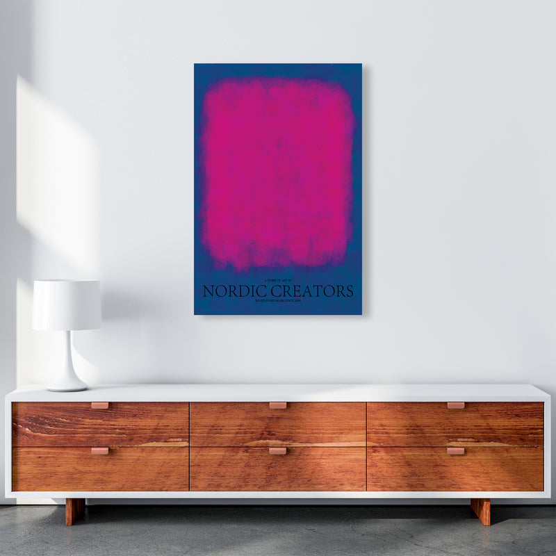 Color Block 3 Abstract Art Print by Nordic Creators A1 Canvas