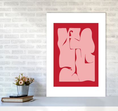 Abstract  Art Print by Nordic Creators A1 Black Frame