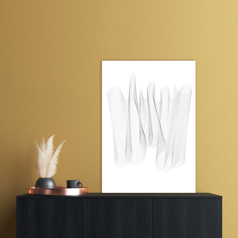 Sculpture II Abstract Art Print by Nordic Creators A1 Black Frame