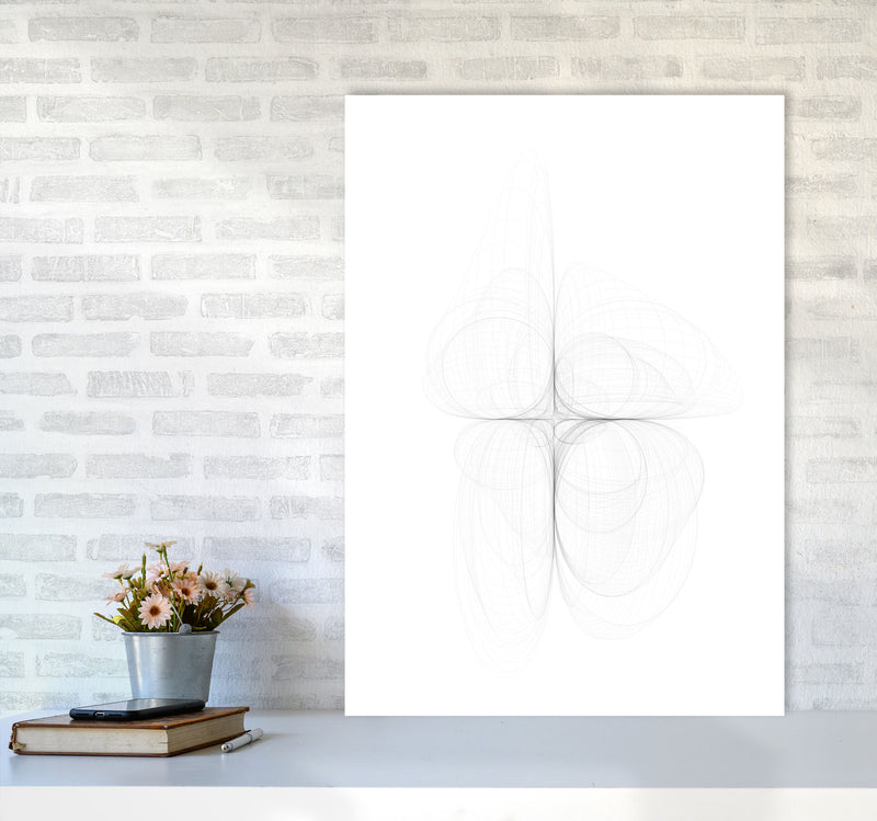 Tornadoes I Abstract Art Print by Nordic Creators A1 Black Frame