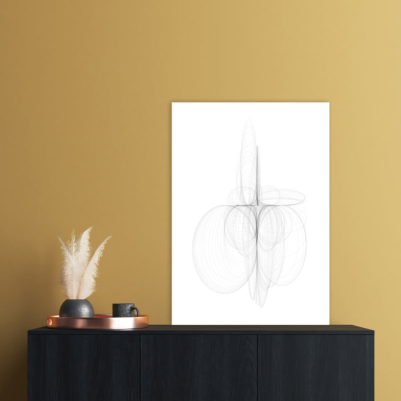 Tornadoes III Abstract Art Print by Nordic Creators A1 Black Frame
