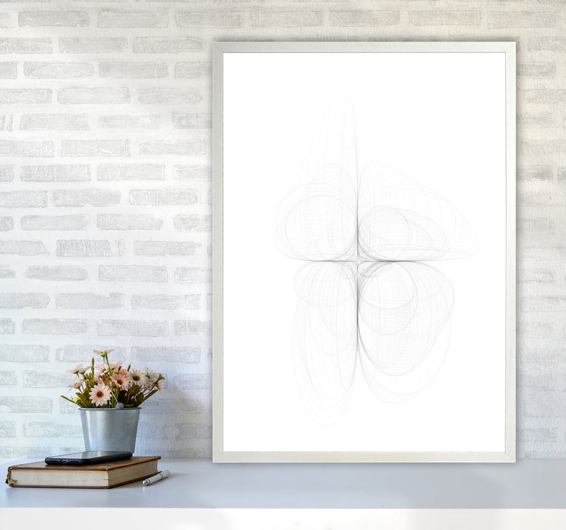 Tornadoes I Abstract Art Print by Nordic Creators A1 Oak Frame