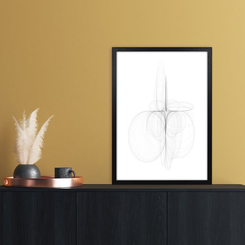 Tornadoes III Abstract Art Print by Nordic Creators A2 White Frame