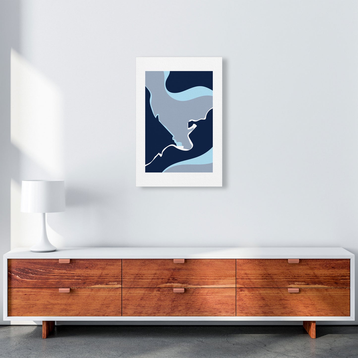 Abstract 3 Modern Contemporary Art Print by Nordic Creators A2 Canvas