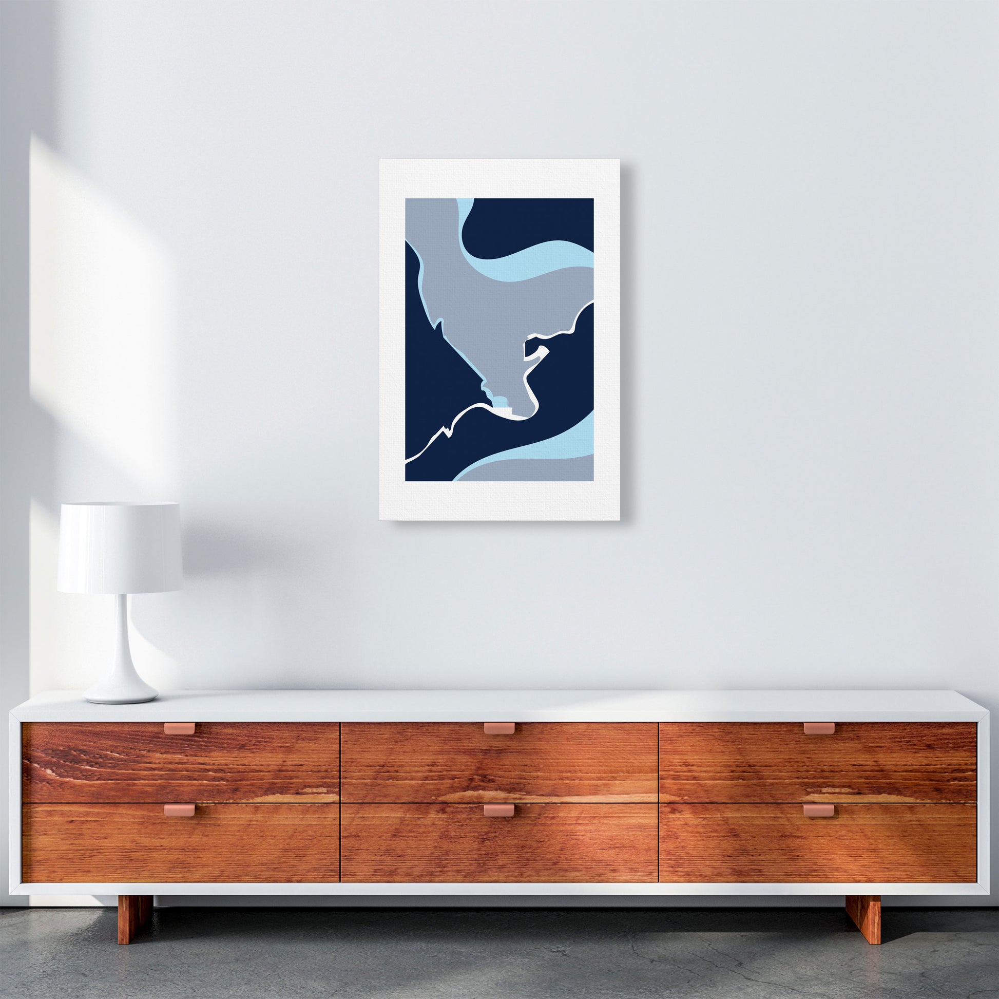Abstract 3 Modern Contemporary Art Print by Nordic Creators A2 Canvas