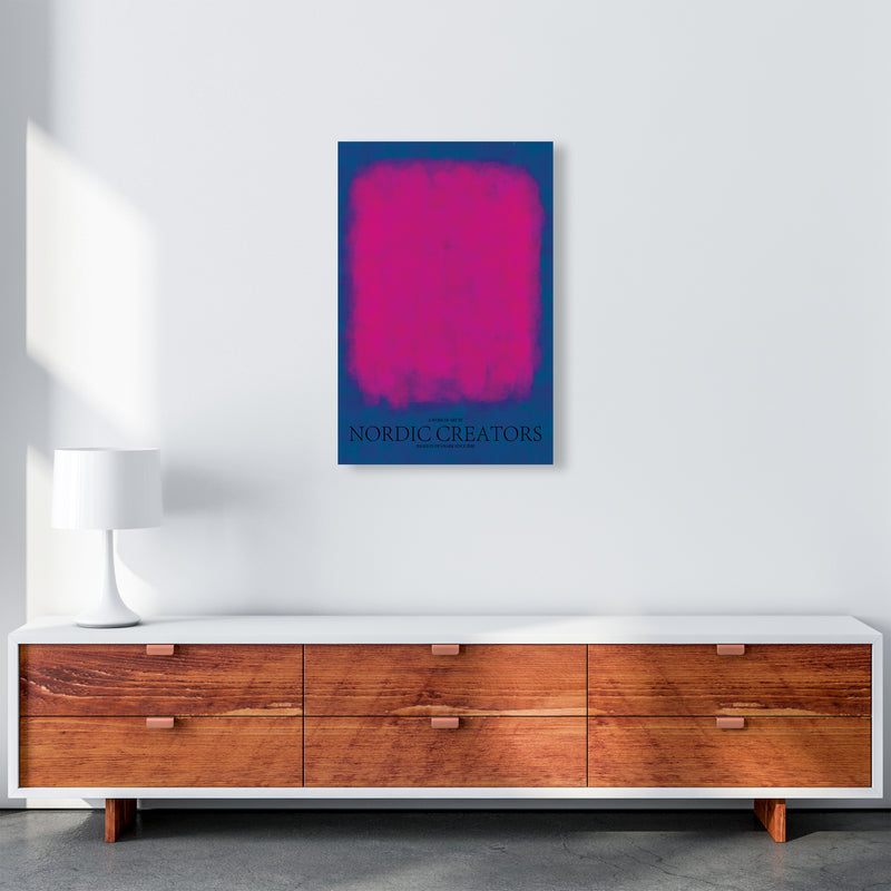Color Block 3 Abstract Art Print by Nordic Creators A2 Canvas