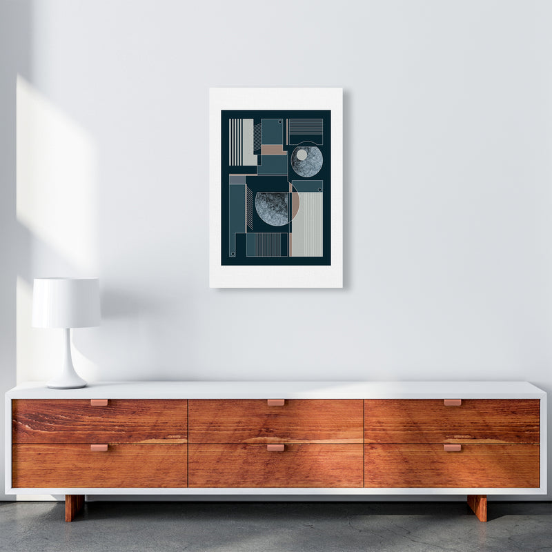 Geometric III Abstract Art Print by Nordic Creators A2 Canvas