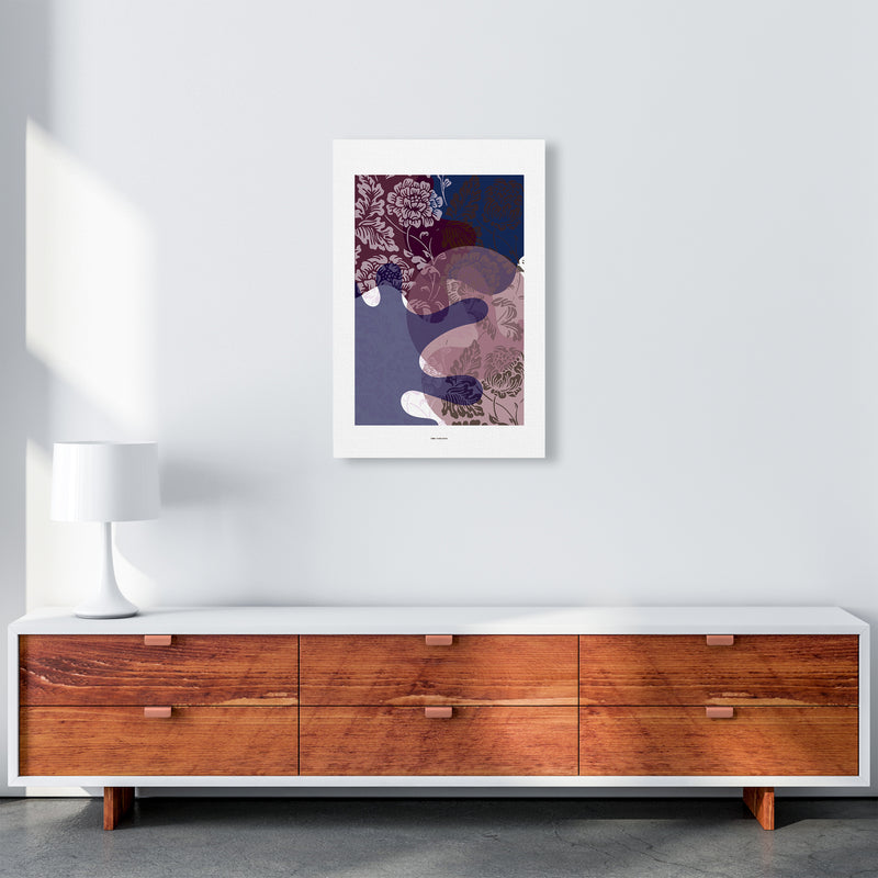 PJ-836-17 Flower Abstract Art Print by Nordic Creators A2 Canvas