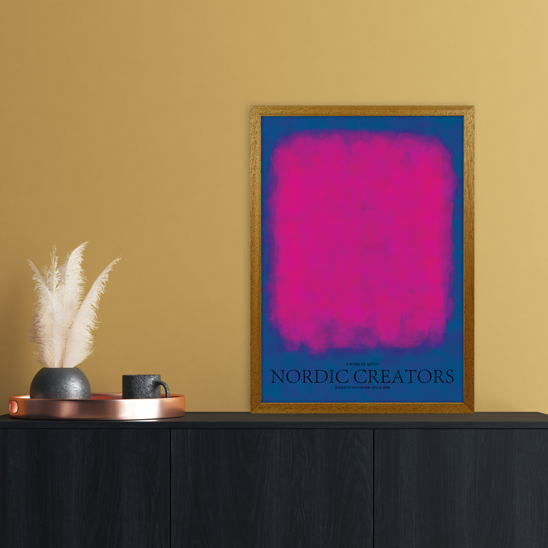 Color Block 3 Abstract Art Print by Nordic Creators A2 Print Only